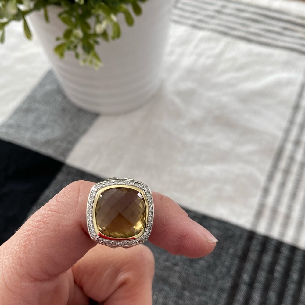 David Yurman Albion® Ring with Champagne Citrine